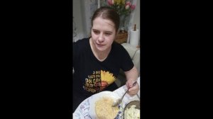 😊🤤💫 мукбанг простой обед💫💯🤤