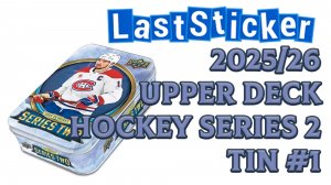 Box break 2025/26 Upper deck Hockey Series 2 Tin #1