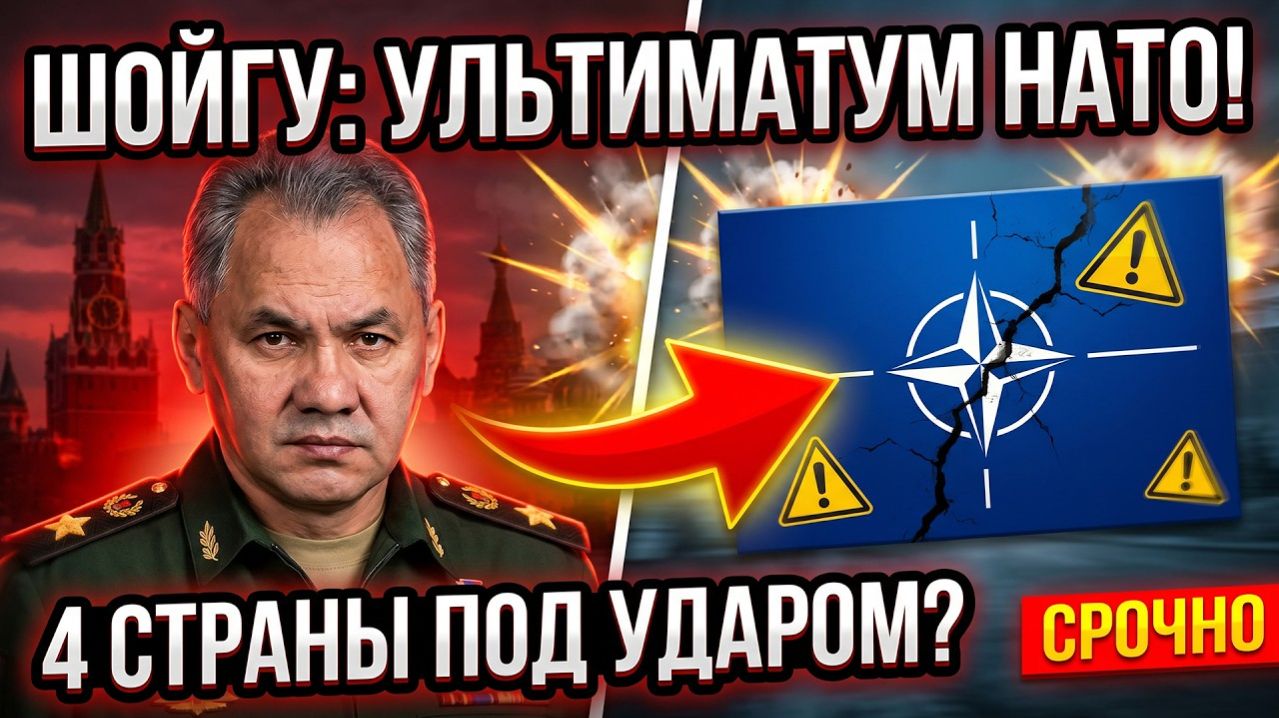 Дерзкое предупреждение ШОЙГУ Россия пообещал проблемы четырем странам НАТО