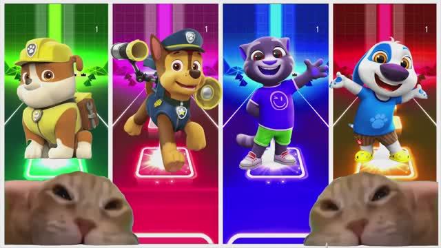 ЩЕНЯЧИЙ ПАТРУЛЬ против Говорящего Тома и Друзей — ГРАНДИОЗНАЯ БИТВА ГЕРОЕВ 🐾🐱💥