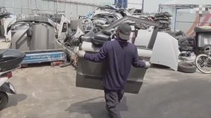 Корейская свалка автомобилей. Разбор и утилизация