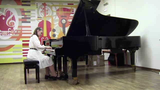 Буланова Диана  МБУДО ДШИ№40 г.Новокунецка К.Черни Этюд ор.299№9