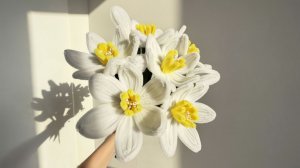 НАРЦИССЫ ИЗ СИНЕЛЬНОЙ ПРОВОЛОКИ