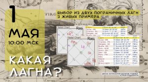 1 мая 2026 Открытый вебинар «Какая Лагна? Выбор из 2х пограничных»