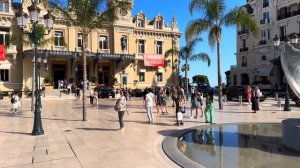 Монако элегантность и море прогулка от Казино к набережной и яхтам