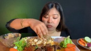 Свиная грудинка. Мукбанг. 🍜 много еды