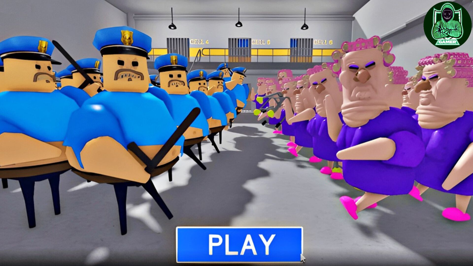 Сможете ли вы пережить 1000 полицейских и злых бабушек?! 😨 Игровой процесс #roblox