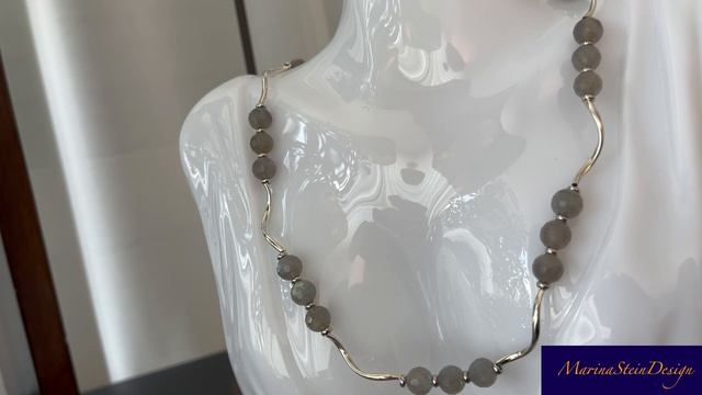 Колье: из лабрадорита «Северное сияние». Украшение для мужчин и женщин