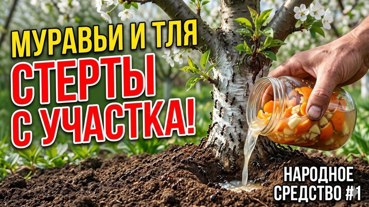 Муравьи навсегда покинут ваш огород секретный метод уничтожения колонии, о котором все молчали.