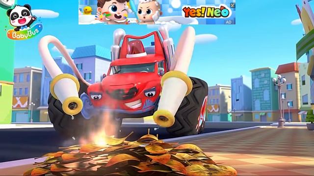 Мультики для детей. Пожарная машина хулиган. Мультики для маленьких детей.