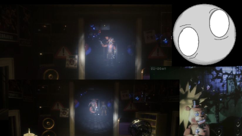 Тысяча аниматроников во FNaF Rewritten 87.