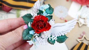 Красивая БРОШЬ из фоамирана на 9 МАЯ ⭐ ИДЕИ своими руками⭐