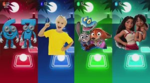 МУЛЬТИКИ ДЛЯ ДЕТЕЙ 🌴 Моана 2 против Зверополис 2 🦊 Влад и Никита и ТАНЦУЮЩИЕ ГЕРОИ