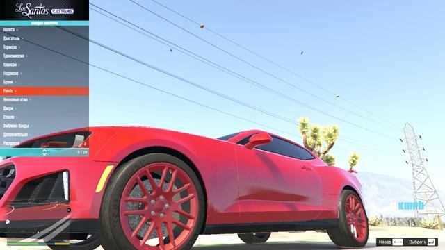 Chevrolet Camaro ZL1 Exorcist занимает второе месте среди масл каров в GTA 5,