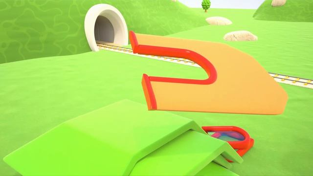 Игрушки Грузовичок Лева строят железную дорогу  Машинки играют