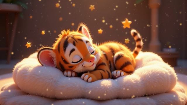 Уютная колыбельная с тигрёнком 🐯✨🌙 Расслабляющая музыка для сна малышей