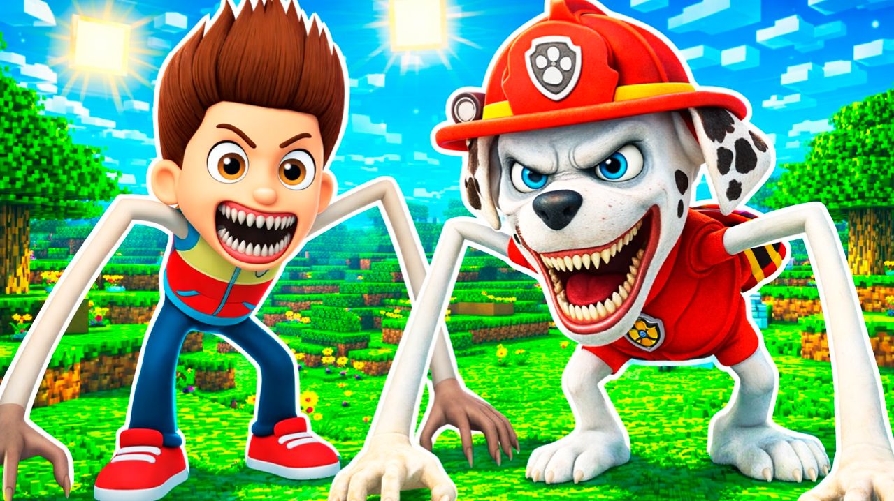 Я НАШЕЛ МАРШАЛА РАЙДЕРА ЕХЕ ПОЖИРАТЕЛЯ ЩЕНЯЧИЙ ПАТРУЛЬ АПОКАЛИПСИС в МАЙНКРАФТ МУЛЬТИК