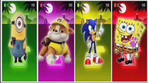 Миньоны против Соника, Губки Боба и Щенячьего Патруля