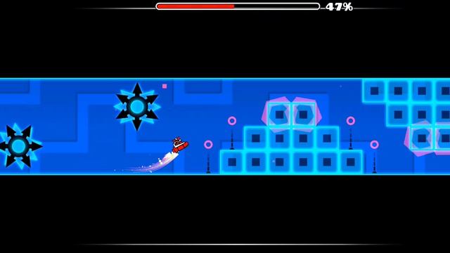 прошёл уровень из папки MAP PACKS в Geometry Dash