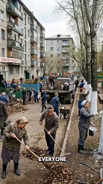 Как мы в СССР всем домом выходили на субботник и никто не удивлялся. Реальная история