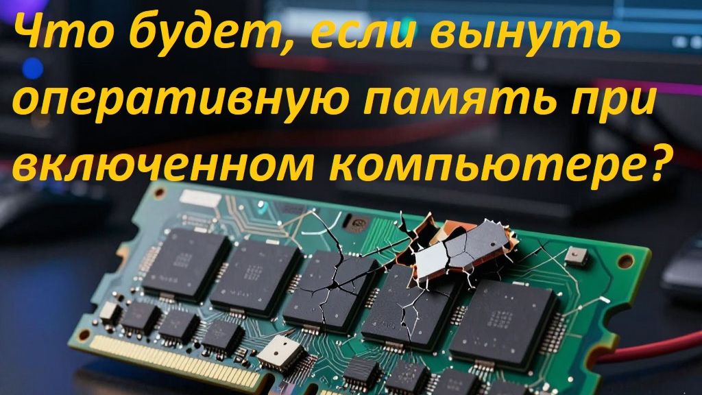 Что будет, если вынуть оперативную память при включенном компьютере