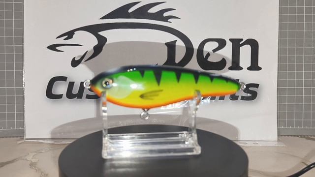 Джеркбейт ручной работы Mystic 100mm. быстротонущий в цвете Matt Tiger