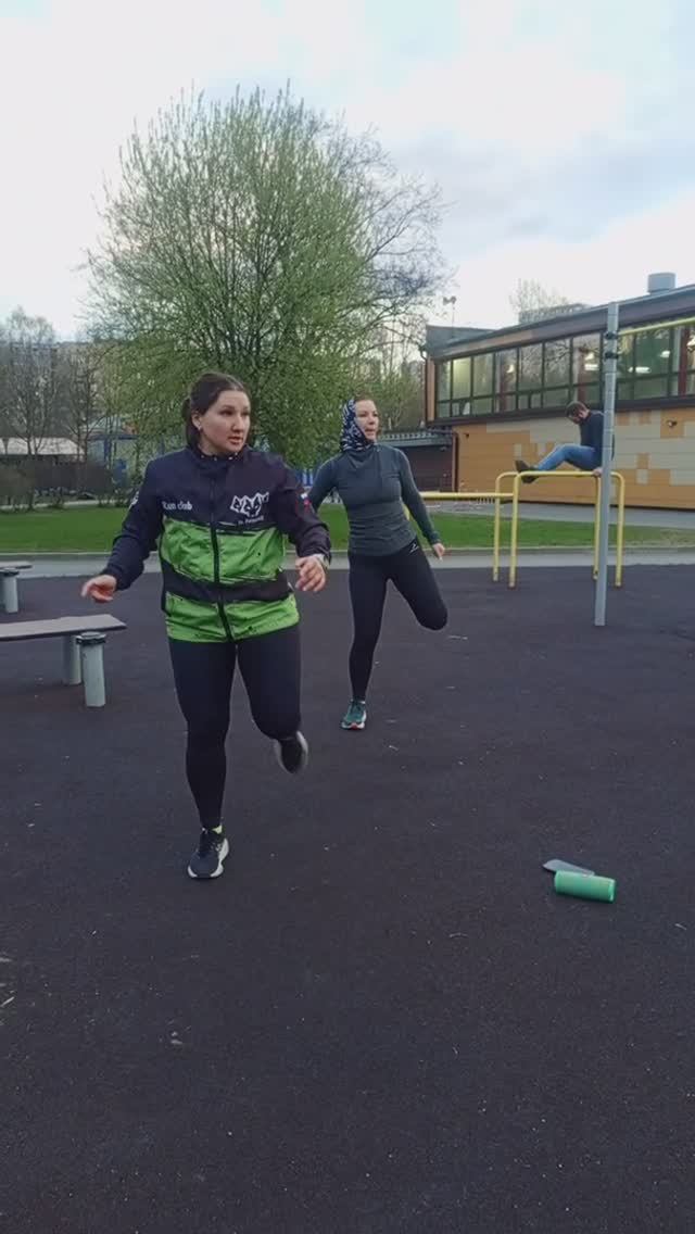 Разминка, перед интервальной тренировкой