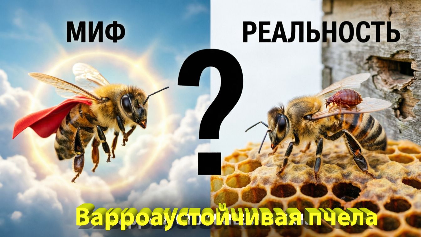 Варроаустойчивая пчела — миф или реальность? Отвечает профессор Кашковский 🕷️🐝