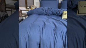 Комплект постельного белья Однотонный Сатин «Морская свежесть»