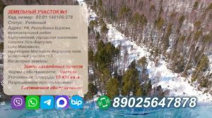 Продаются 2 участка на Байкале для бизнеса в с. Максимиха!