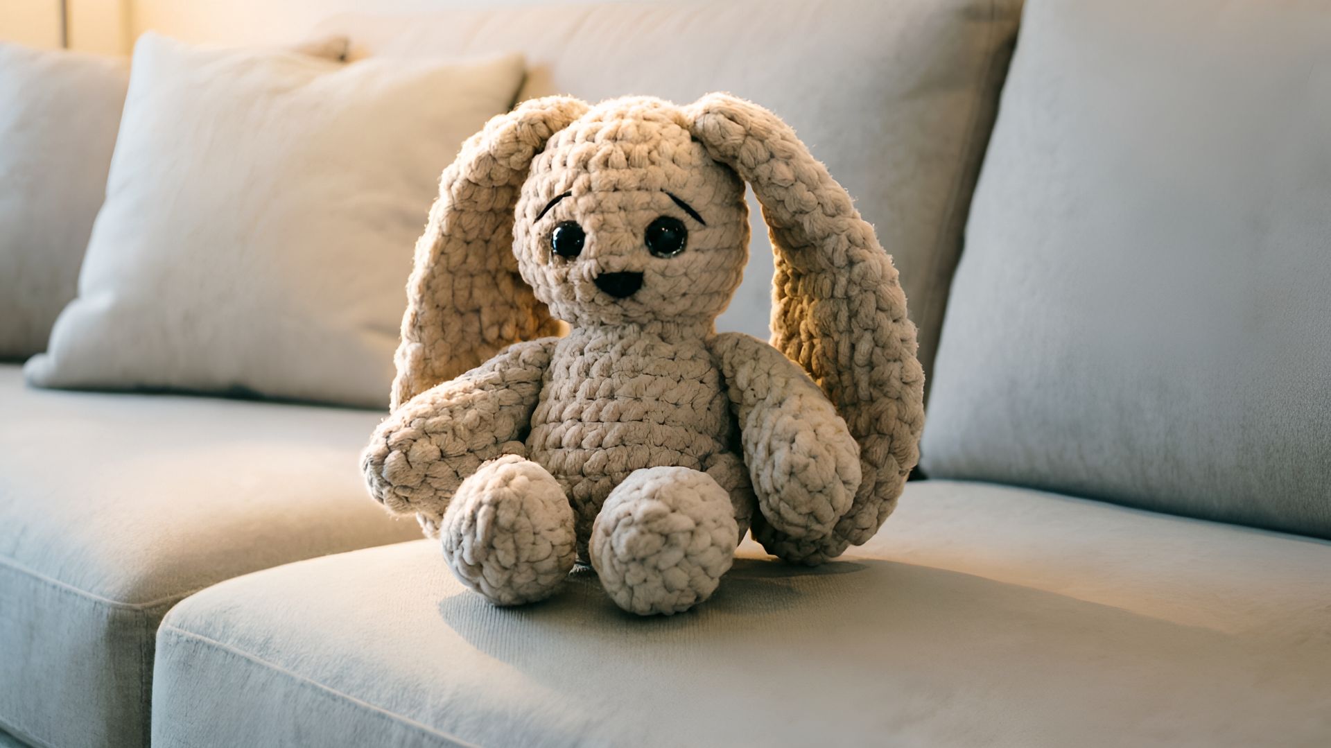 ЗАЙЧИК ИЗ ПРЯЖИ ВЯЗАНИЕ КРЮЧКОМ