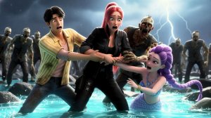 В ОКРУЖЕНИИ ЗОМБИ! ⚠️ Восхождение Русалочки Руми ｜ KPOP Охотники на демонов