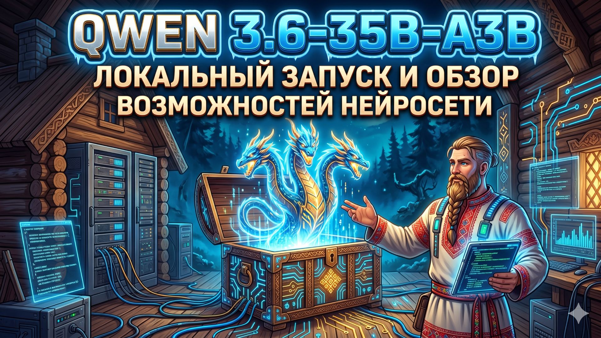 ⚡️ Магия Mixture Of Experts: Локальная LLM на 35 млрд параметров