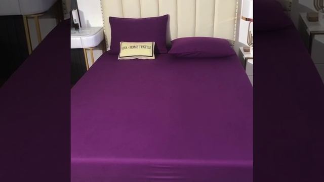 Комплект постельного белья Однотонный Сатин «Королевская ночь»