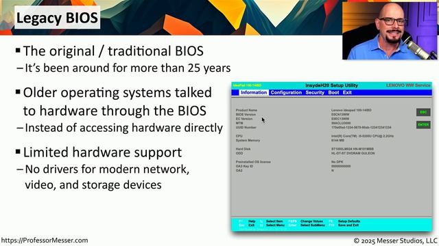 The BIOS - CompTIA A+ 220-1201 - 3.5