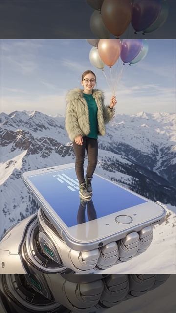 Василиса ходит на телефоне 1