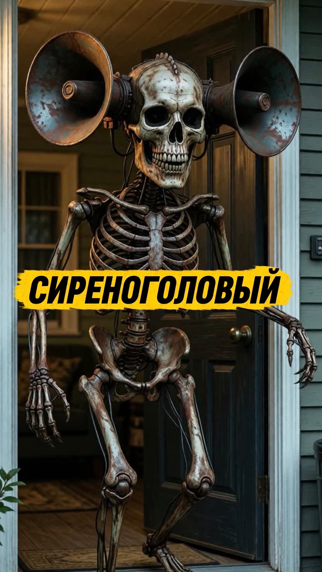 ЭТО ДЕТЕНЫШ СИРЕНОГОЛОВОГО 🙀 #кот #кошка #котики #животные #ужасы #страшно #сиреноголовый