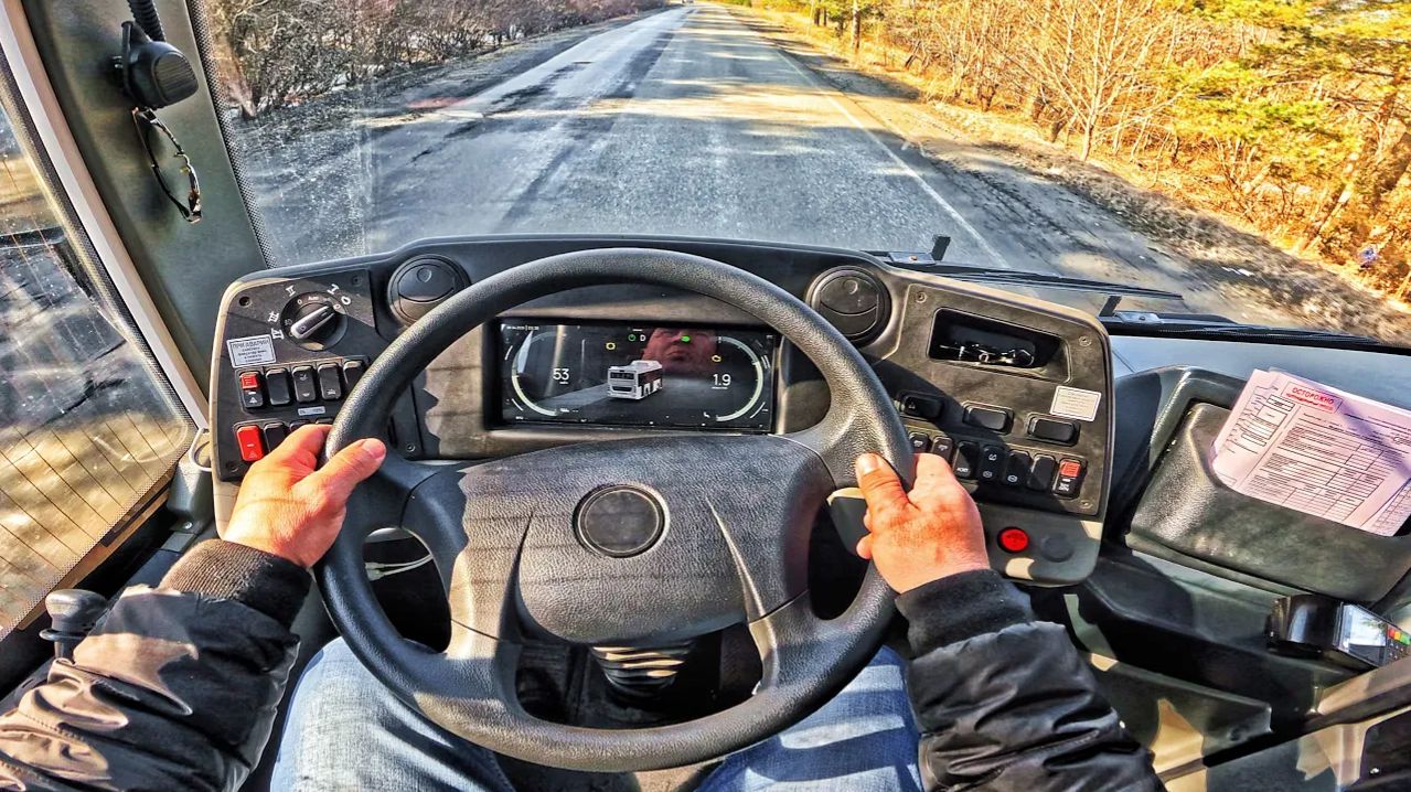 2025 ЛиАЗ 4292 "Курсор" 5.1 MT - POV ТЕСТ-ДРАЙВ смотреть онлайн