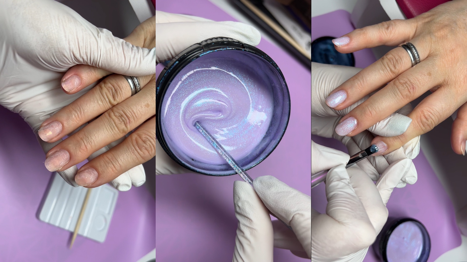 Укрепление/Покрытие красивым Гелем 