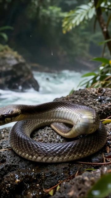 Загадочная змея в тропиках #змея #природа #приключения