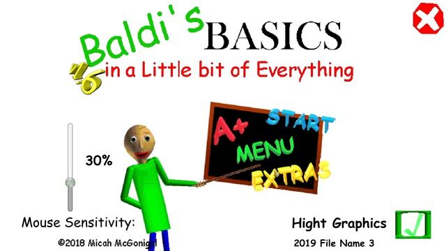 Baldi's Basics In A Little Bit Of Everything V1.6