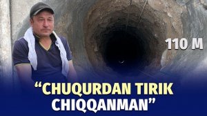 🍿 120 metr chuqurdan suv chiqaradigan toshloqlik quduqchi