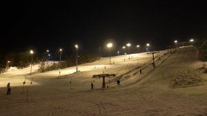 Немного вечерних горных лыж (4K/HQ sound)