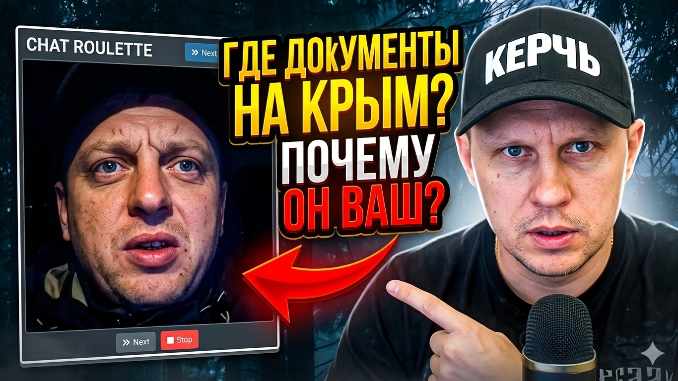 ГДЕ ДОКУМЕНТЫ НА КРЫМ? Задал вопрос в Чат-рулетке Украинцу!