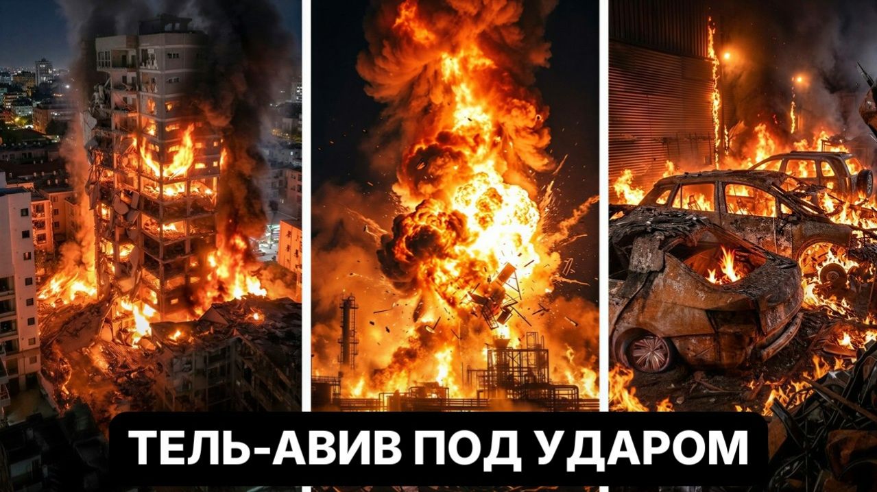 Тель-Авив потрясён: иранский обстрел разрушил здание и вызвал отключение электричества.