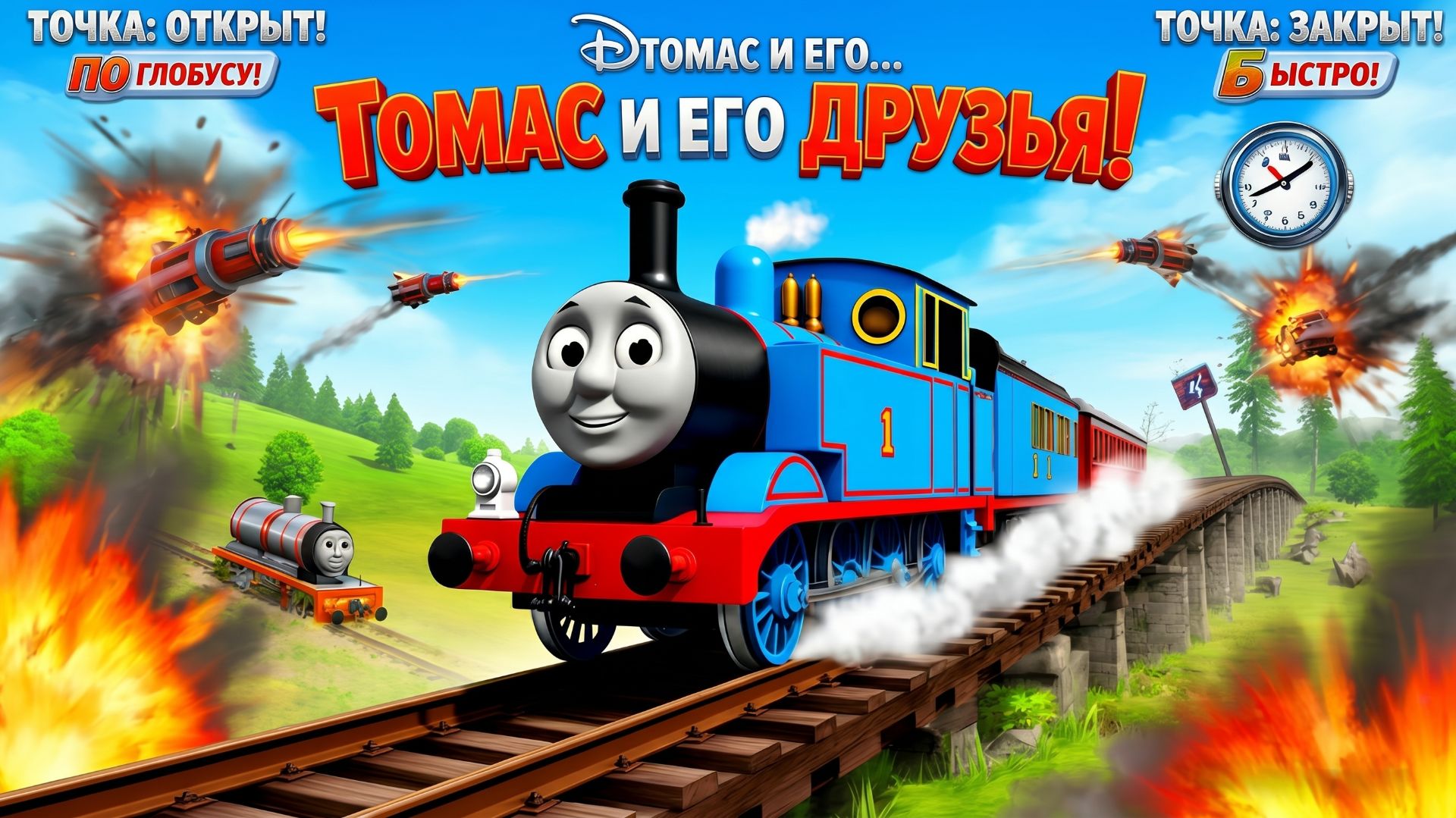 Томас и друзья! 🚂 Весёлые приключения поездов 🎮 Развивающий мультфильм