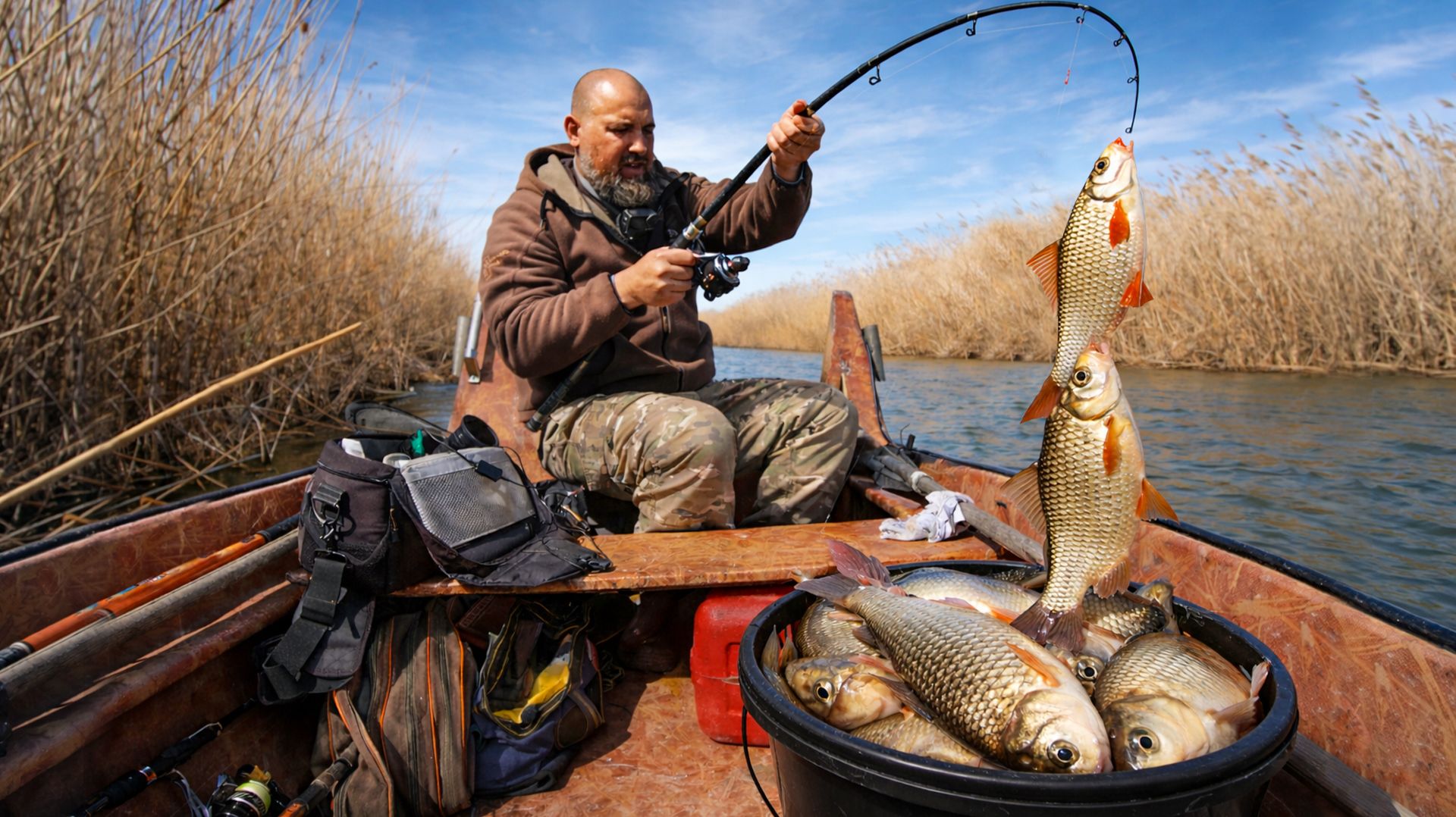 ПЕРВЫЕ КАРАСИ НА ПОПЛАВОК! СЕКРЕТНЫЙ РУЧЕЙ ПРОСТО КИШИТ РЫБОЙ! Рыбалка на поплавок!