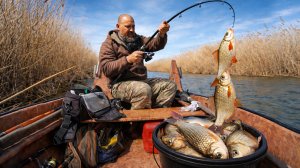 ПЕРВЫЕ КАРАСИ НА ПОПЛАВОК! СЕКРЕТНЫЙ РУЧЕЙ ПРОСТО КИШИТ РЫБОЙ! Рыбалка на поплавок!