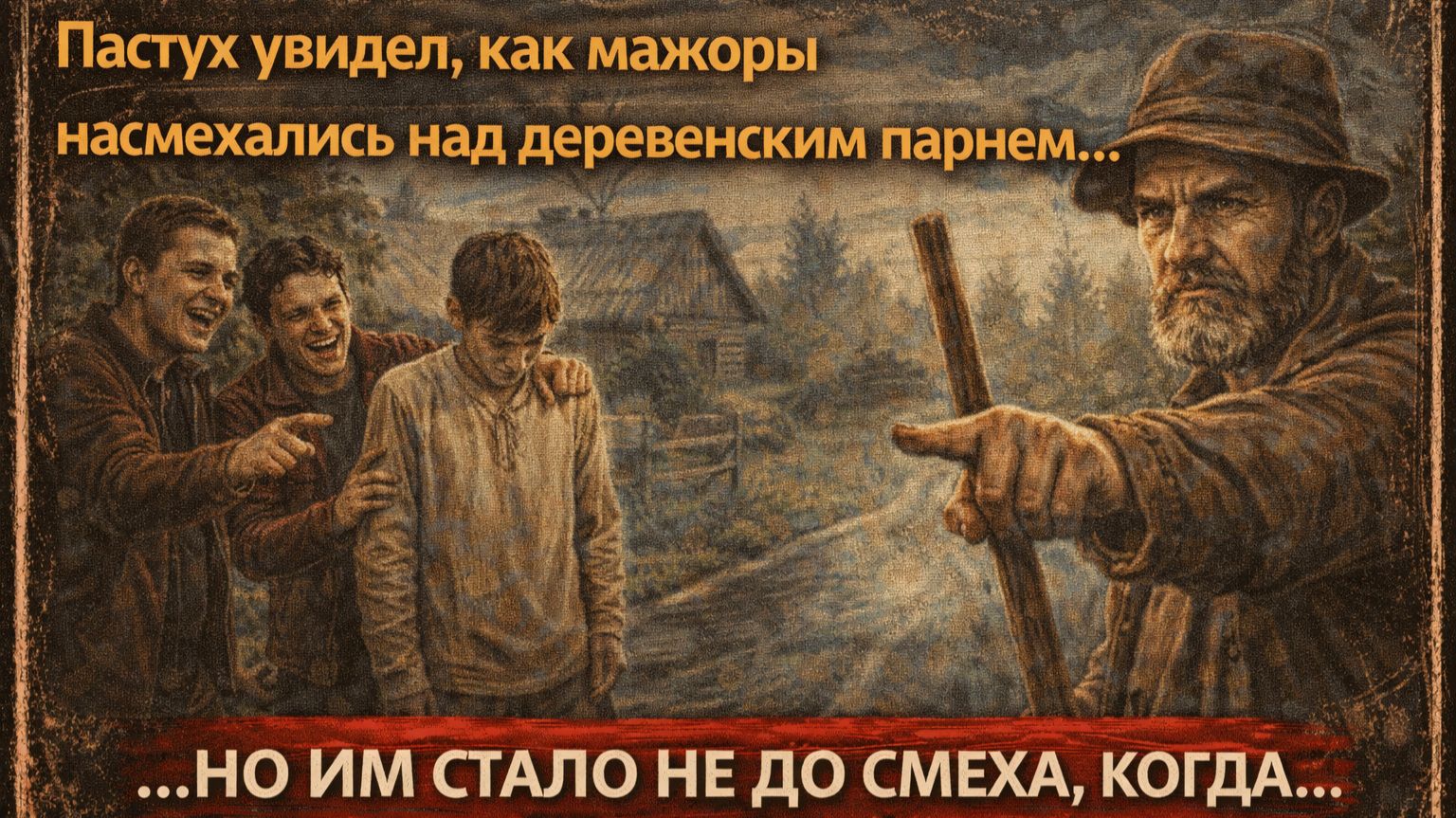 Аудио рассказ: Пастух видел, как издевались над парнем… Но через минуту всё изменилось