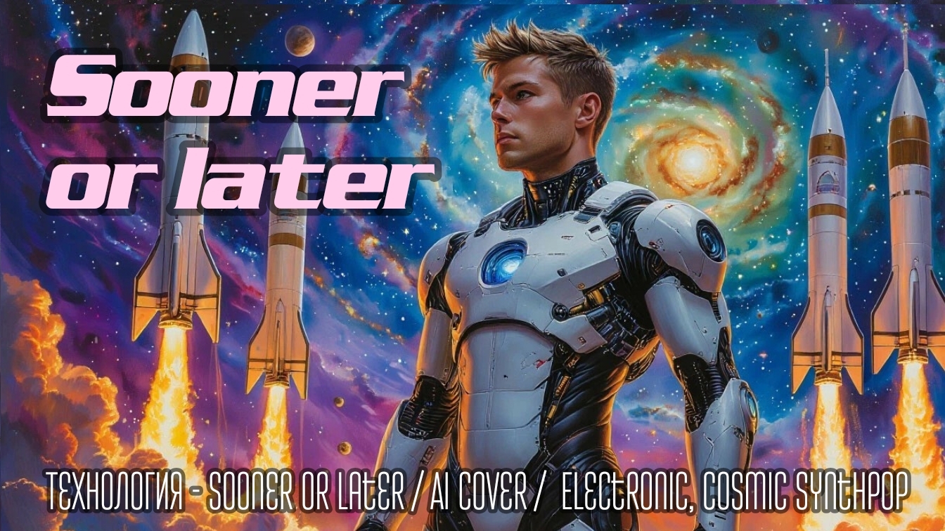 Технология - Sooner Or Later / AI Cover (Electronic, Cosmic Synthpop)